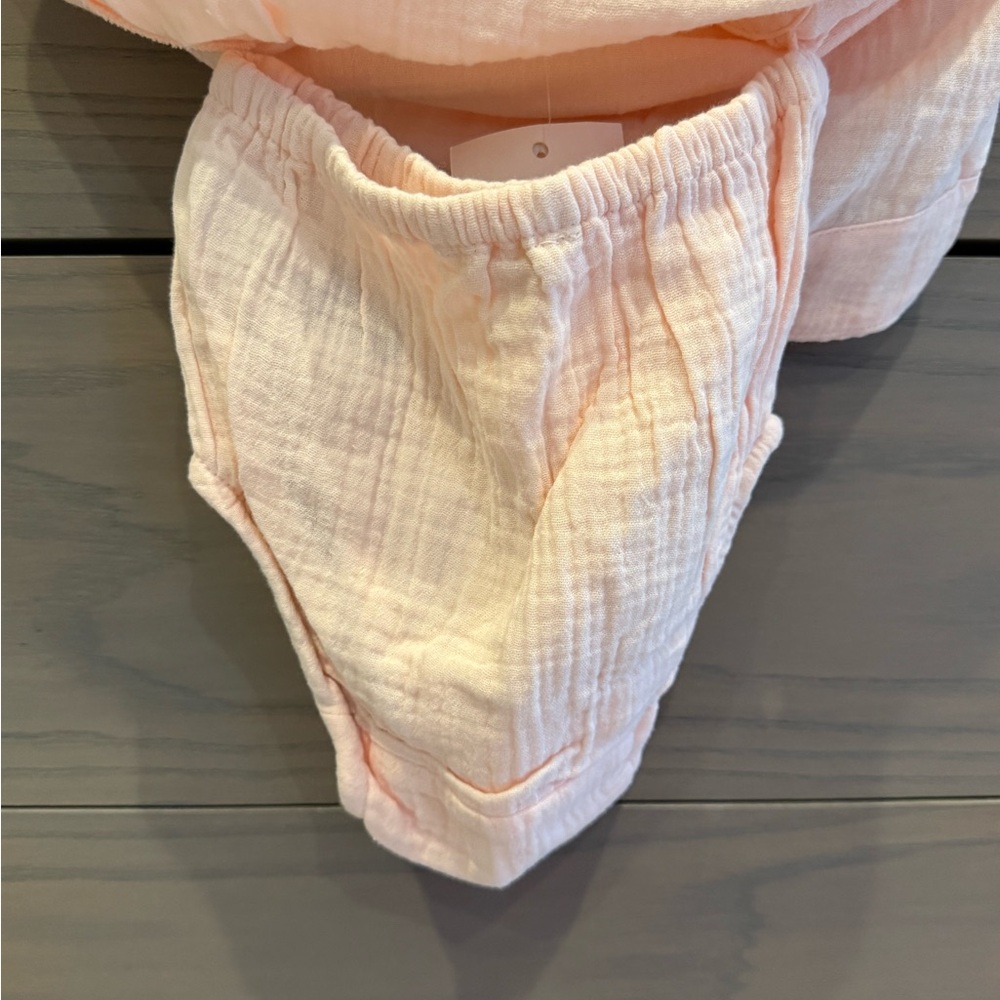 Baby Gap Girl’s Organic Cotton Gauze Tank Dress w Bloomers - 12-18 Months - Picture 8 of 9